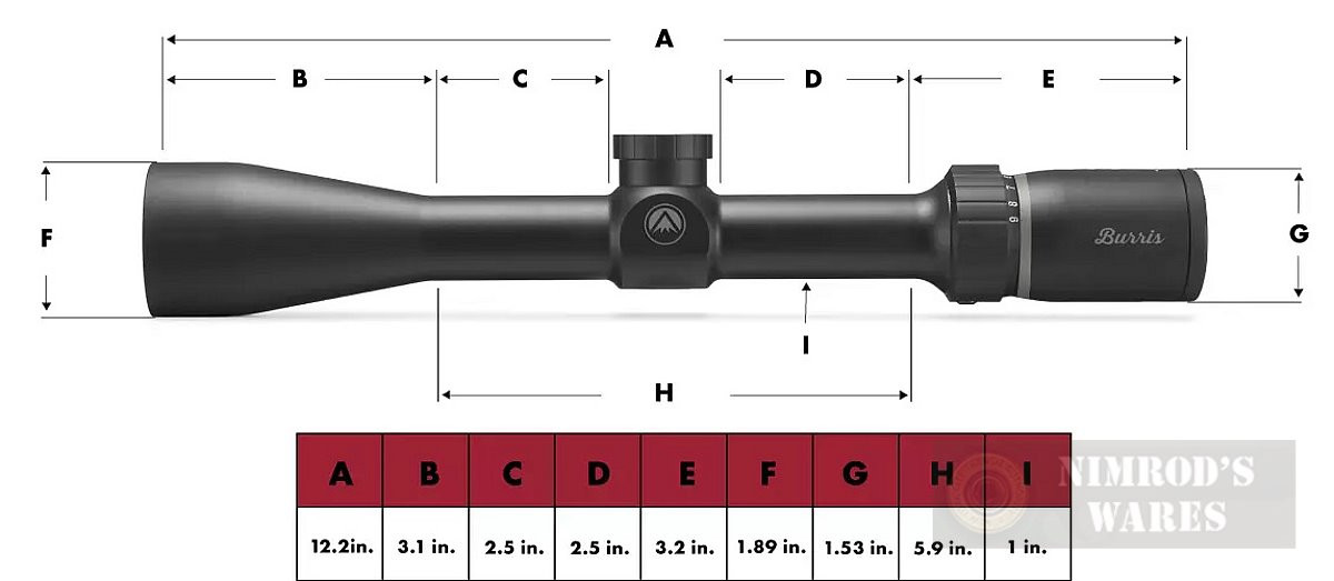 images Burris Droptine 22LR RIFLE SCOPE 3-9x40mm Ballistic Plex 200019 - Add to cart for sale price! - Image 2